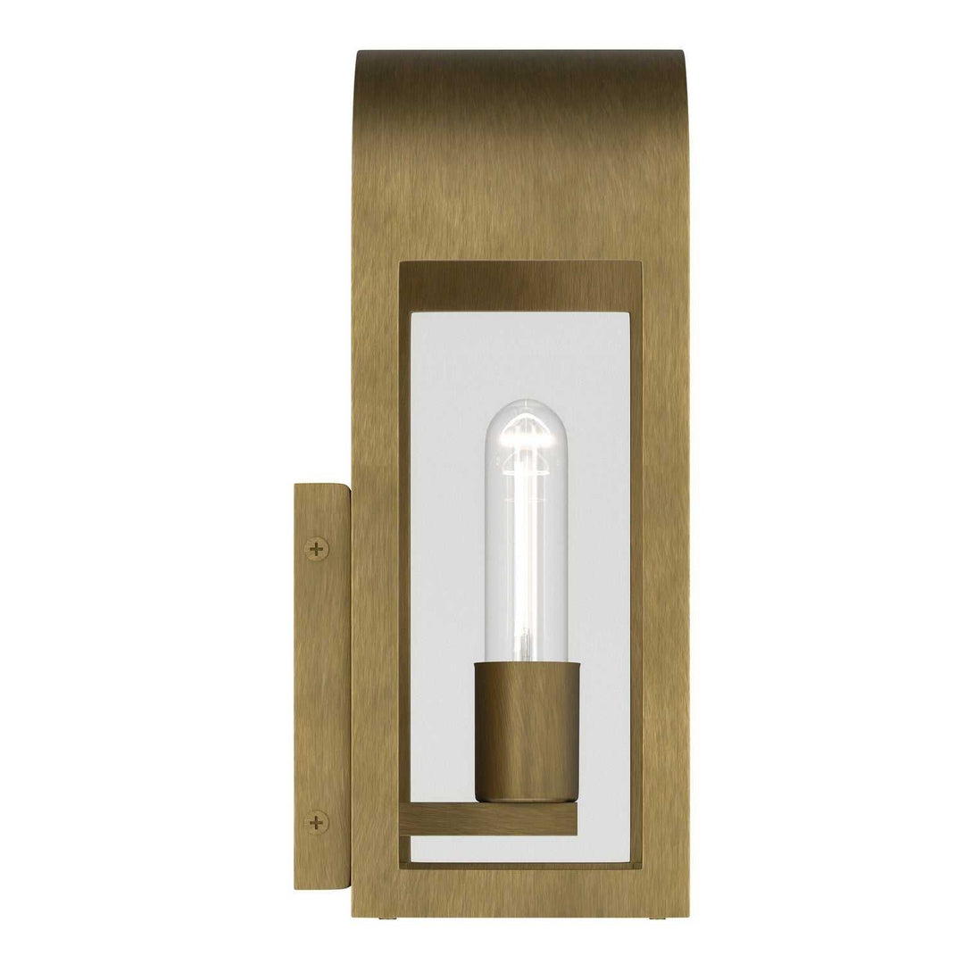 Kichler Canada - 59200NBR - One Light Outdoor Wall Mount - Marea - Natural Brass