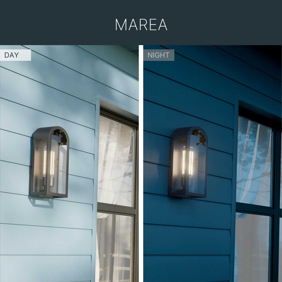 Kichler Canada - 59201BKT - One Light Outdoor Wall Mount - Marea - Textured Black