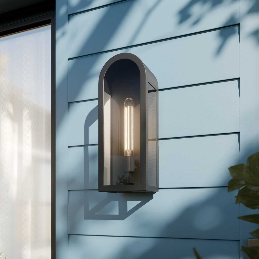 Kichler Canada - 59201BKT - One Light Outdoor Wall Mount - Marea - Textured Black