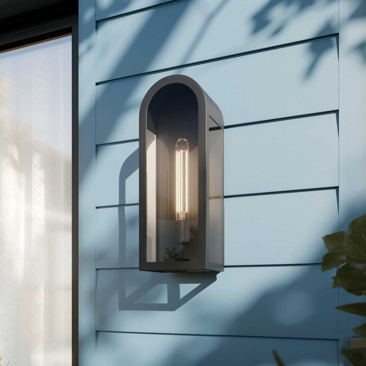 Kichler Canada - 59201BKT - One Light Outdoor Wall Mount - Marea - Textured Black