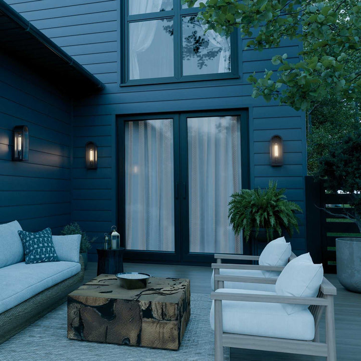 Kichler Canada - 59201BKT - One Light Outdoor Wall Mount - Marea - Textured Black