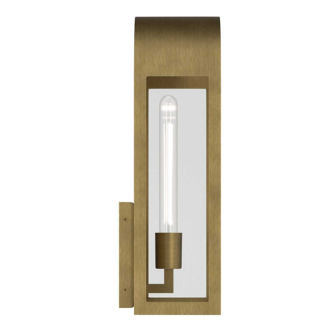 Kichler Canada - 59201NBR - One Light Outdoor Wall Mount - Marea - Natural Brass