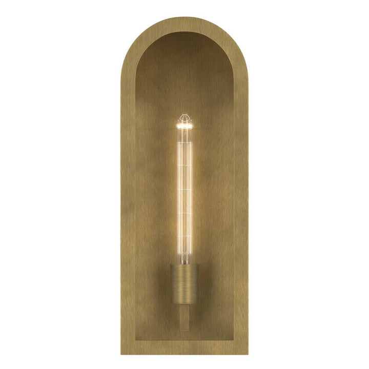 Kichler Canada - 59201NBR - One Light Outdoor Wall Mount - Marea - Natural Brass