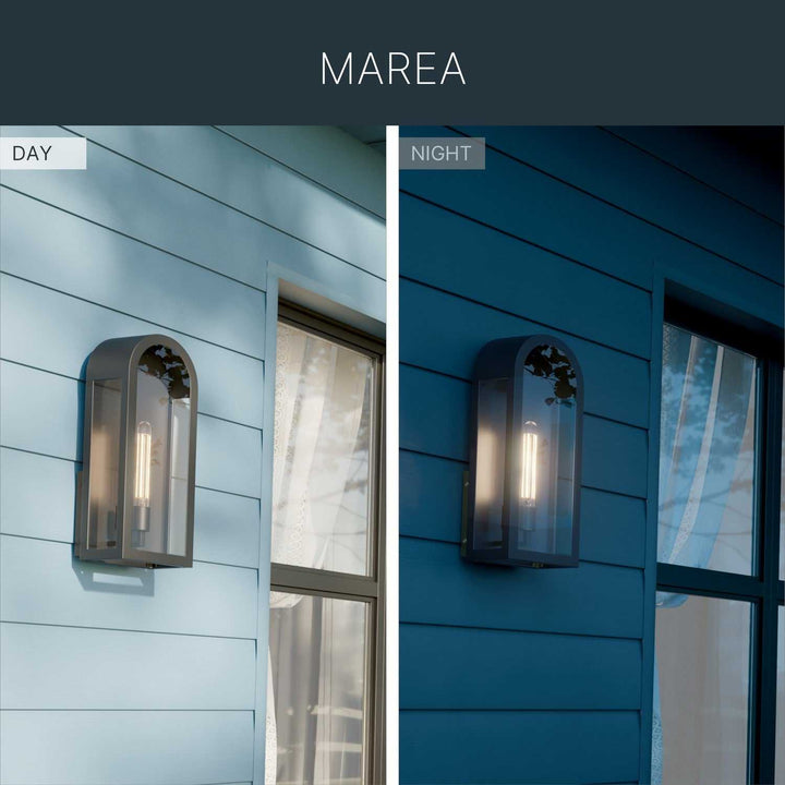 Kichler Canada - 59202BKT - One Light Outdoor Wall Mount - Marea - Textured Black