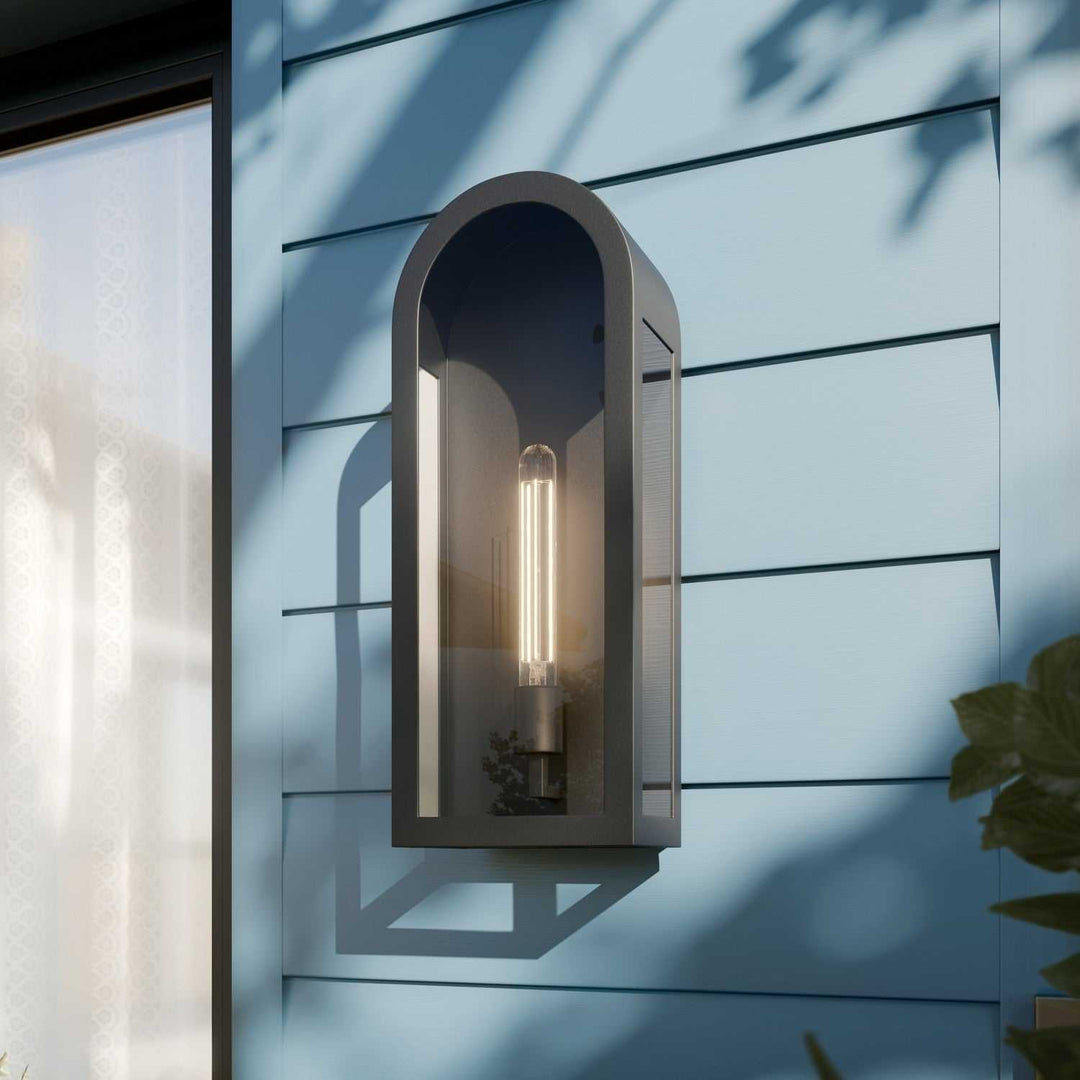 Kichler Canada - 59202BKT - One Light Outdoor Wall Mount - Marea - Textured Black