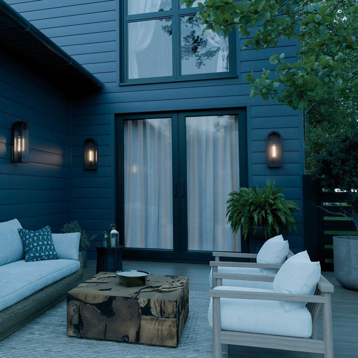 Kichler Canada - 59202BKT - One Light Outdoor Wall Mount - Marea - Textured Black