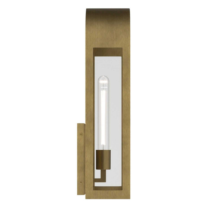 Kichler Canada - 59202NBR - One Light Outdoor Wall Mount - Marea - Natural Brass