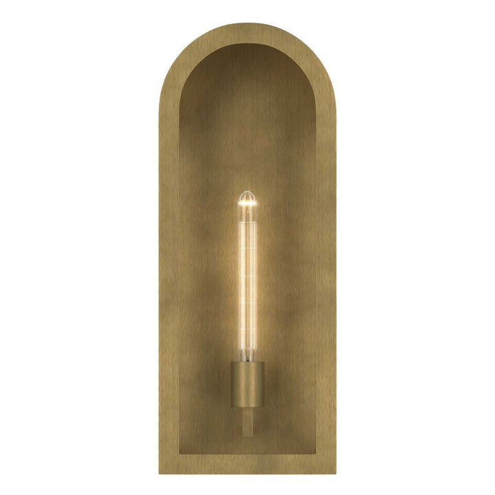 Kichler Canada - 59202NBR - One Light Outdoor Wall Mount - Marea - Natural Brass