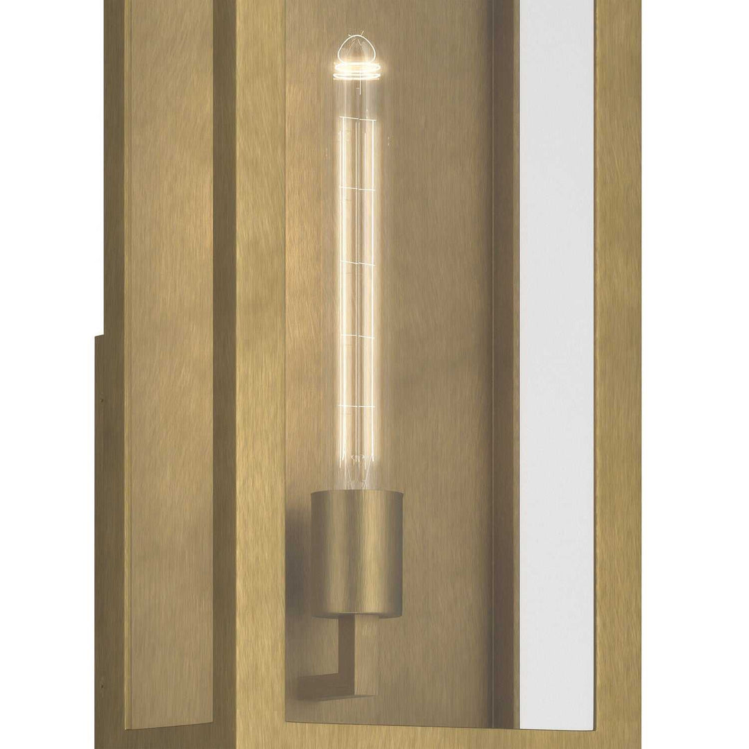 Kichler Canada - 59202NBR - One Light Outdoor Wall Mount - Marea - Natural Brass