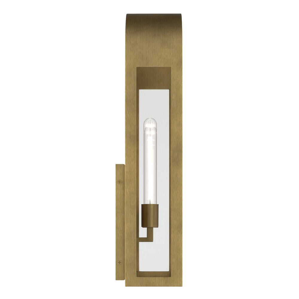 Marea Two Light Outdoor Wall Mount in Natural Brass Kichler Canada