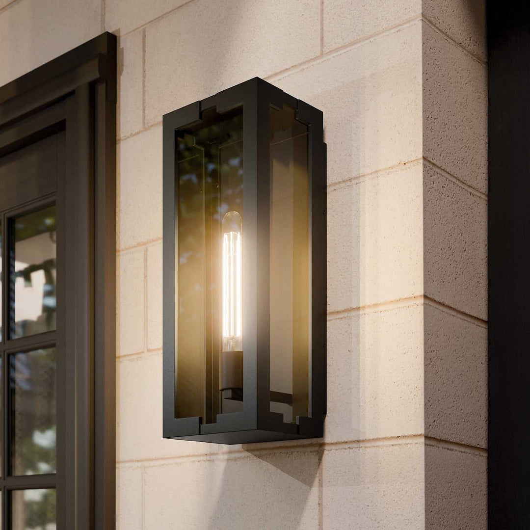 Kichler Canada - 59208BKT - One Light Outdoor Wall Mount - Calen - Textured Black