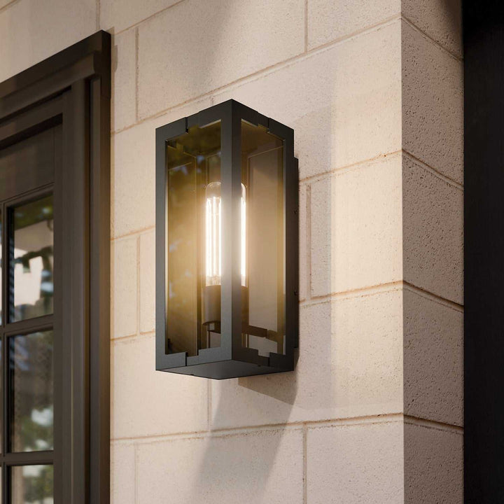 Kichler Canada - 59209BKT - One Light Outdoor Wall Mount - Calen - Textured Black