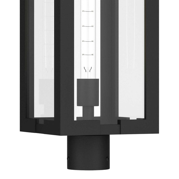 Kichler Canada - 59211BKT - One Light Outdoor Post Lantern - Calen - Textured Black