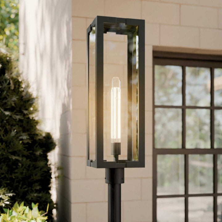 Kichler Canada - 59211BKT - One Light Outdoor Post Lantern - Calen - Textured Black