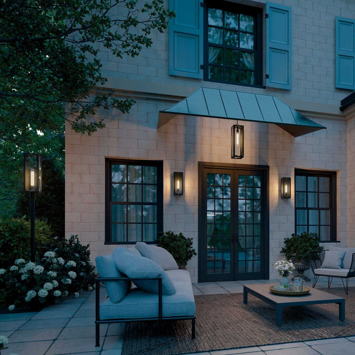 Kichler Canada - 59212BKT - One Light Outdoor Pendant - Calen - Textured Black