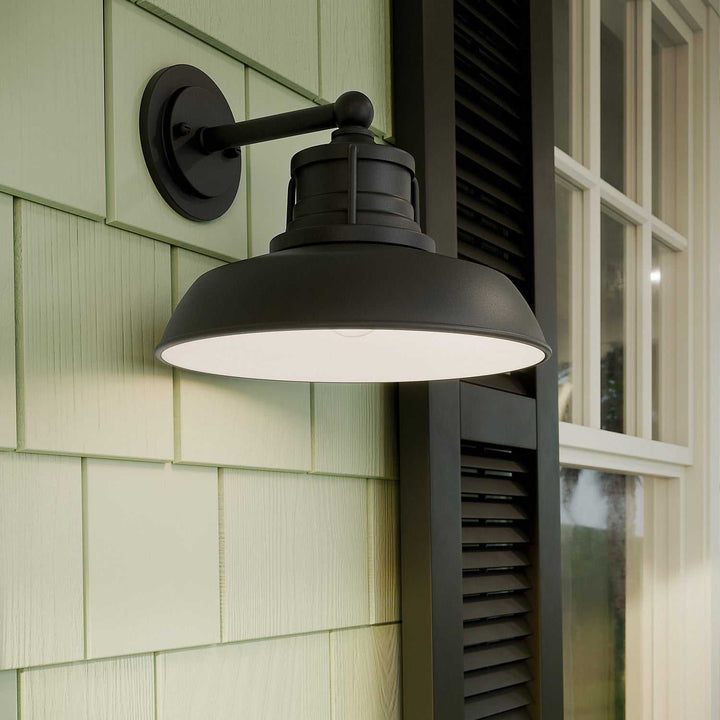 Kichler Canada - 59205BKT - One Light Outdoor Wall Mount - Fielding - Textured Black