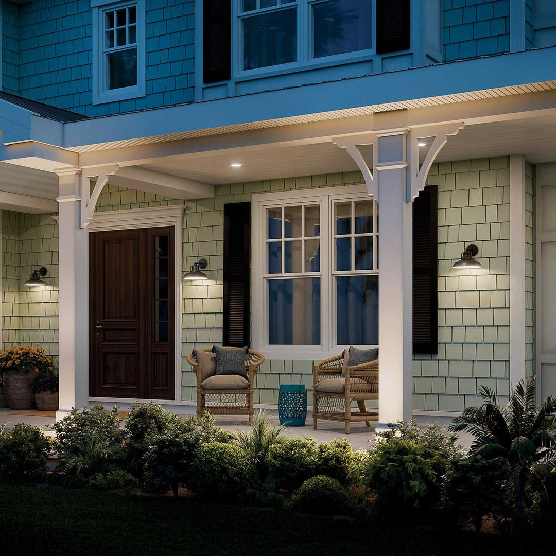 Kichler Canada - 59205BKT - One Light Outdoor Wall Mount - Fielding - Textured Black