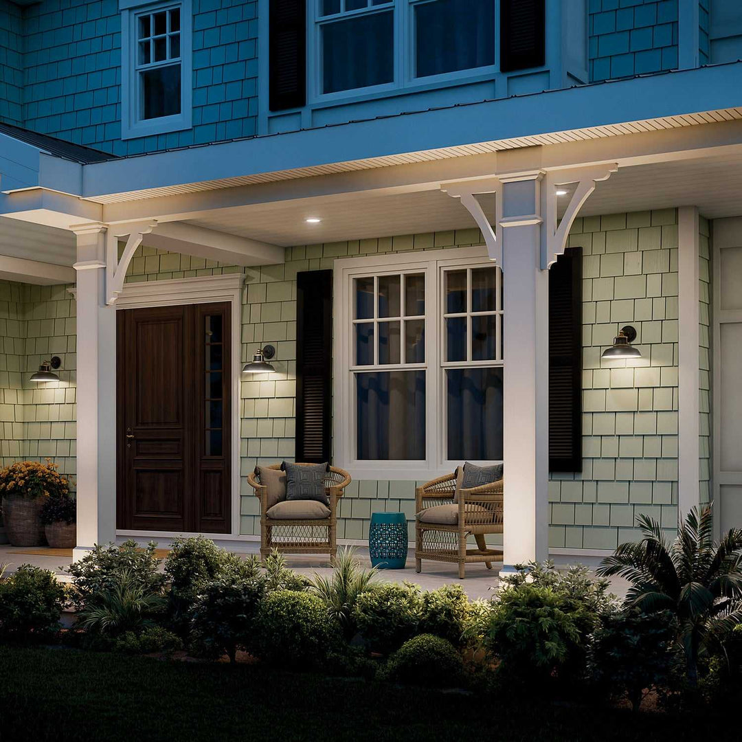 Kichler Canada - 59205NBR - One Light Outdoor Wall Mount - Fielding - Natural Brass
