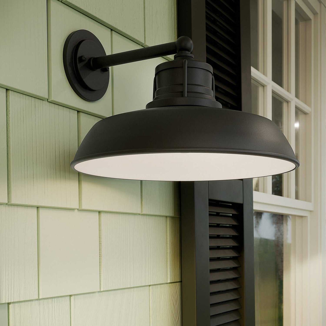 Kichler Canada - 59206BKT - One Light Outdoor Wall Mount - Fielding - Textured Black