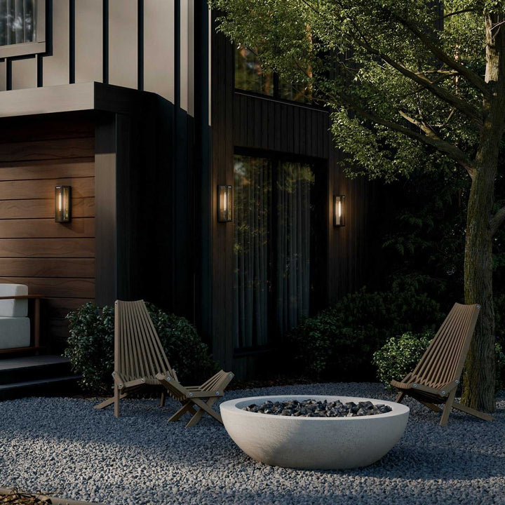 Kichler Canada - 59214BKT - One Light Outdoor Wall Mount - Berens - Textured Black