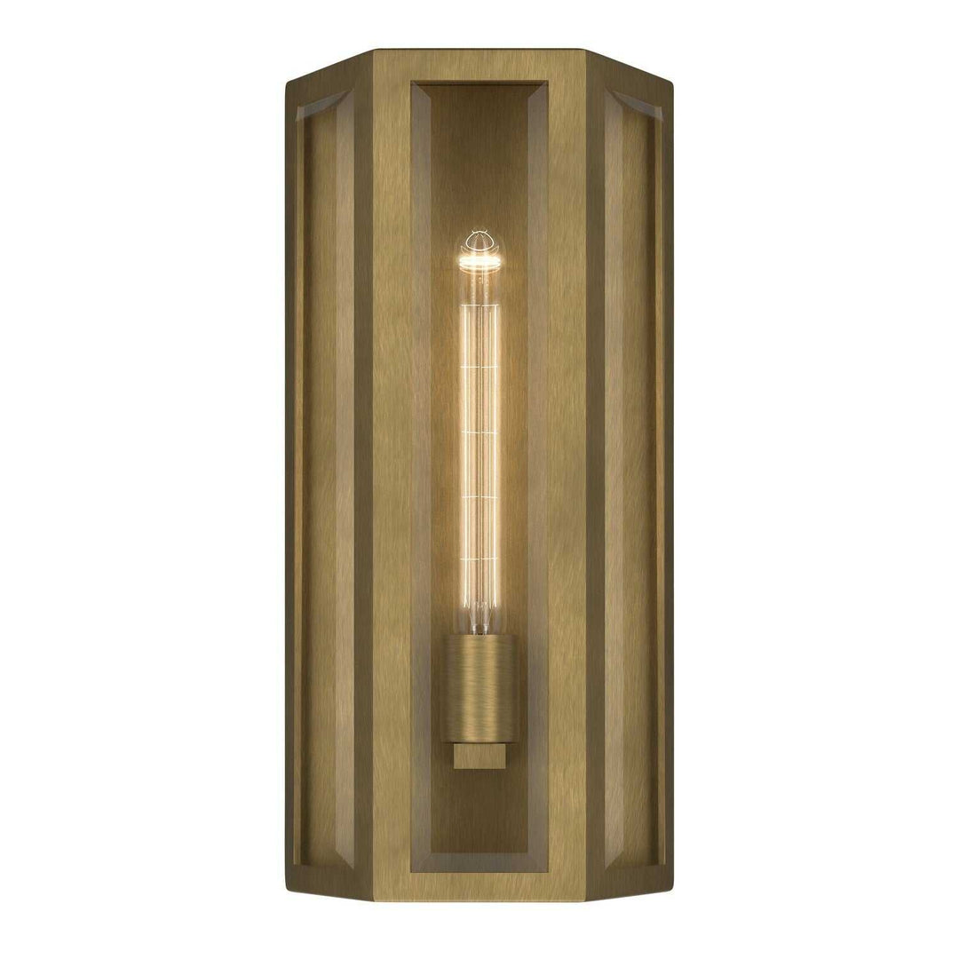 Kichler Canada - 59214NBR - One Light Outdoor Wall Mount - Berens - Natural Brass