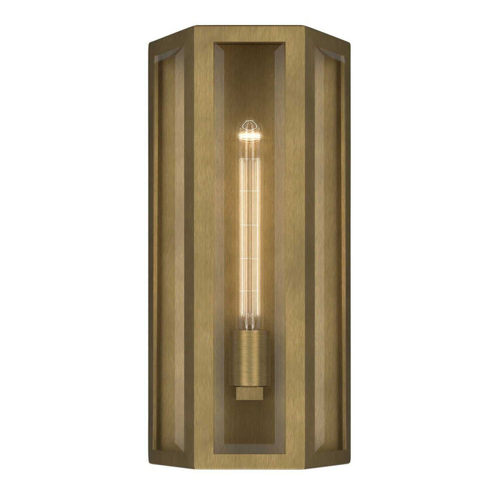 Kichler Canada - 59214NBR - One Light Outdoor Wall Mount - Berens - Natural Brass