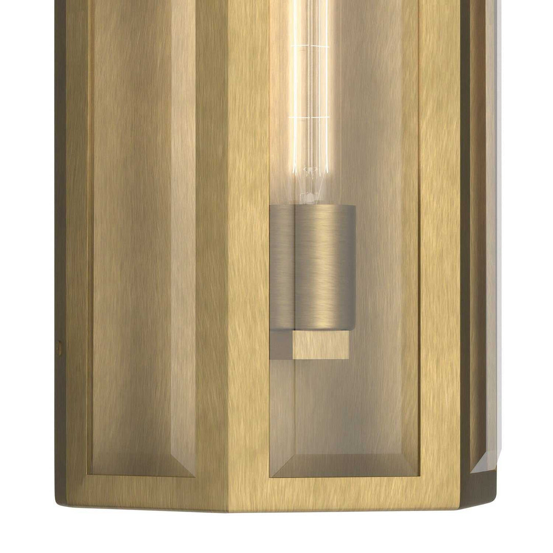 Kichler Canada - 59214NBR - One Light Outdoor Wall Mount - Berens - Natural Brass