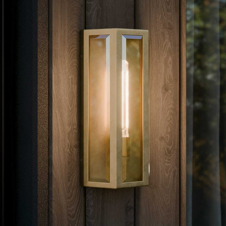 Kichler Canada - 59214NBR - One Light Outdoor Wall Mount - Berens - Natural Brass