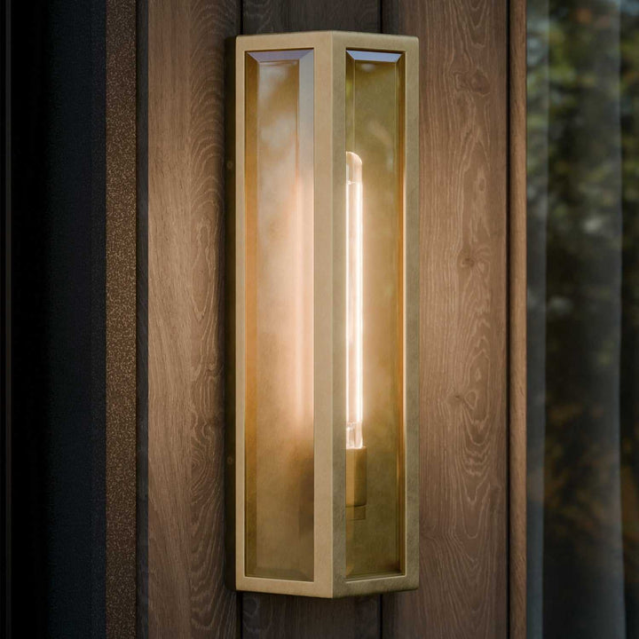 Kichler Canada - 59215NBR - One Light Outdoor Wall Mount - Berens - Natural Brass