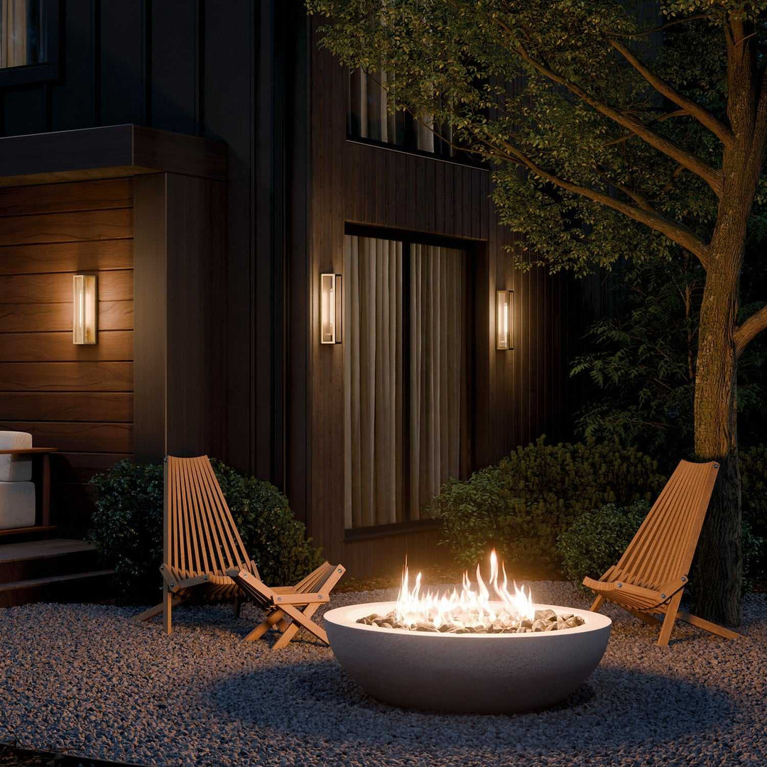 Kichler Canada - 59215NBR - One Light Outdoor Wall Mount - Berens - Natural Brass