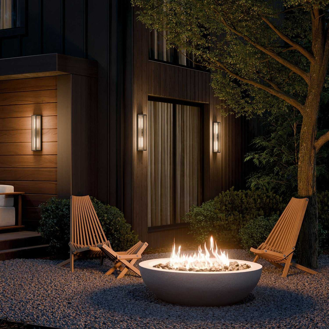 Kichler Canada - 59216BKT - Two Light Outdoor Wall Mount - Berens - Textured Black