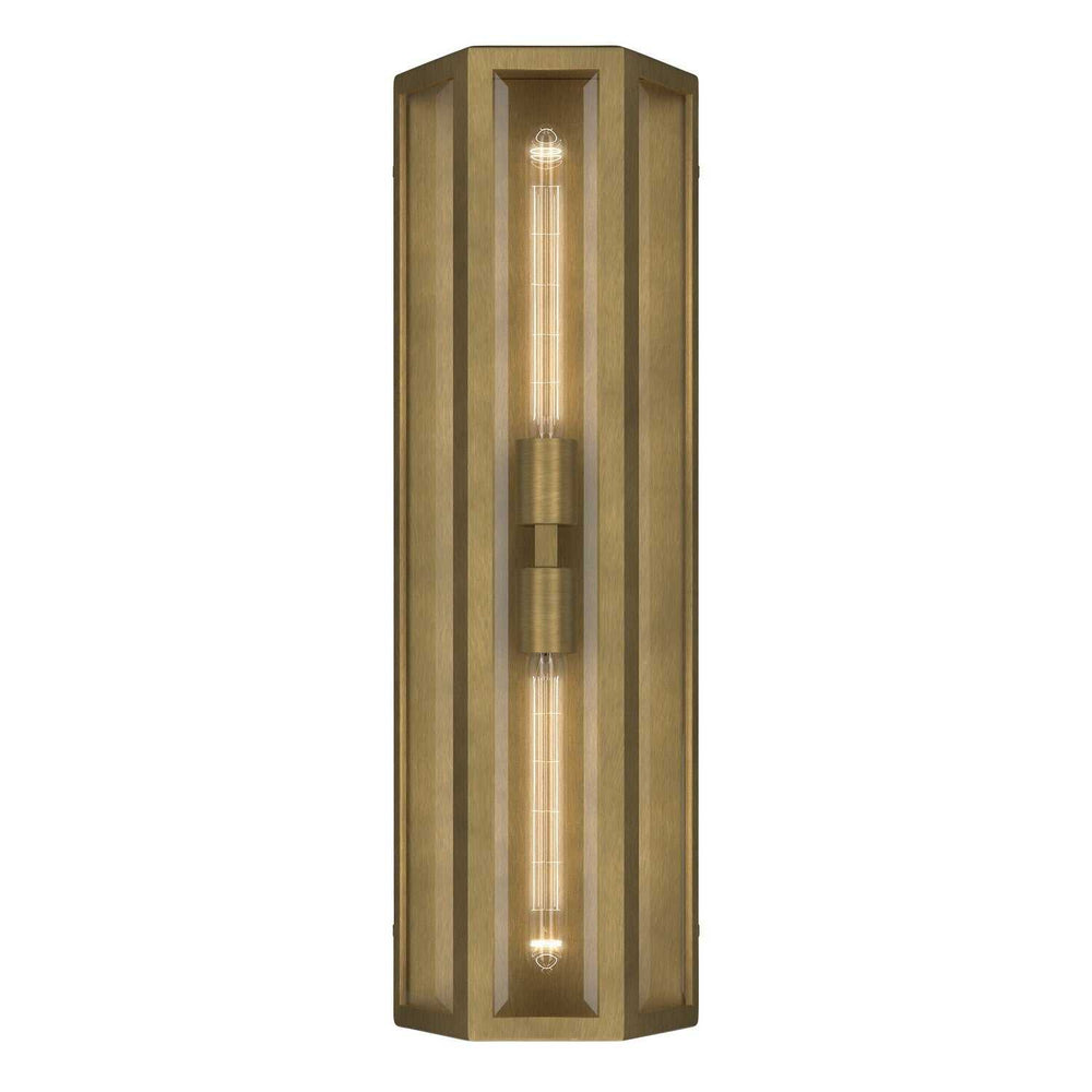 Kichler Canada - 59216NBR - Two Light Outdoor Wall Mount - Berens - Natural Brass