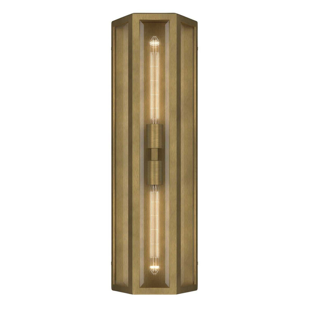 Kichler Canada - 59216NBR - Two Light Outdoor Wall Mount - Berens - Natural Brass