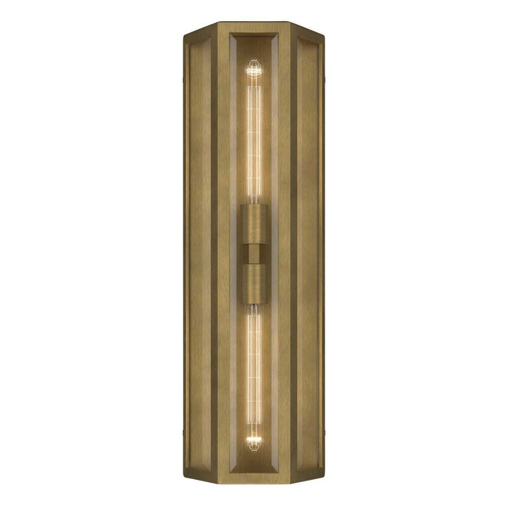 Kichler Canada - 59216NBR - Two Light Outdoor Wall Mount - Berens - Natural Brass