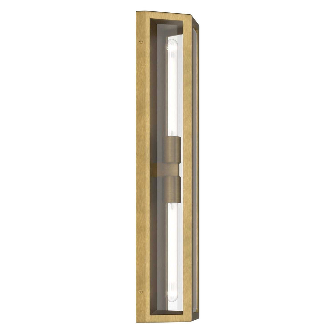Kichler Canada - 59216NBR - Two Light Outdoor Wall Mount - Berens - Natural Brass