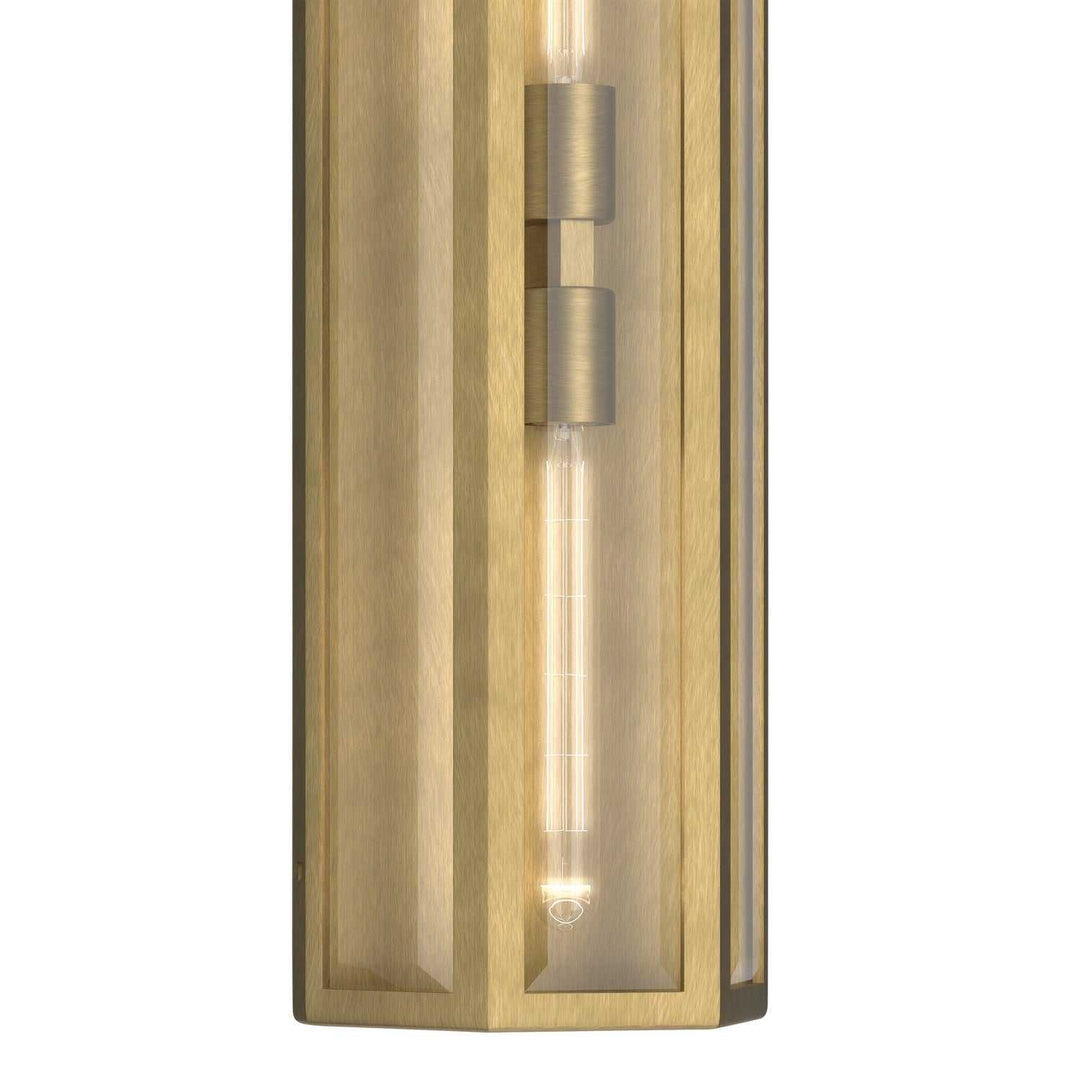 Kichler Canada - 59216NBR - Two Light Outdoor Wall Mount - Berens - Natural Brass