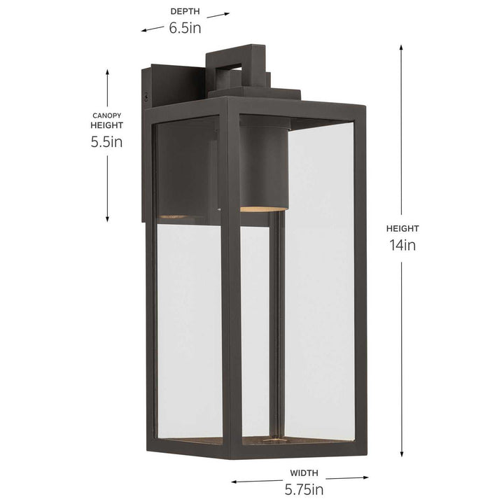 Kichler Canada - 59111OZDS - One Light Outdoor Wall Mount - Branner - Olde Bronze