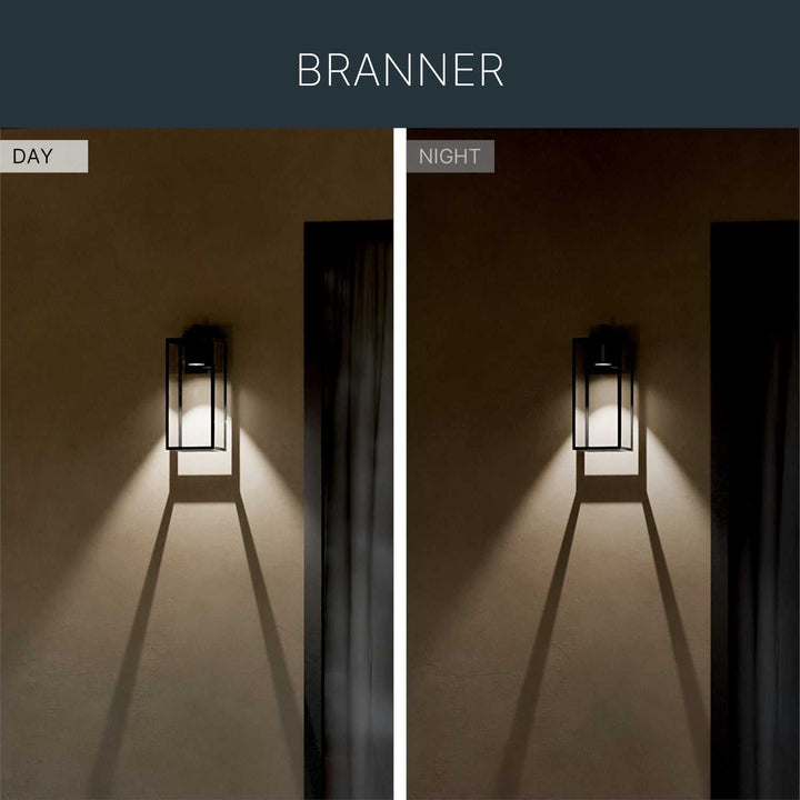 Kichler Canada - 59112BKTDS - One Light Outdoor Wall Mount - Branner - Textured Black