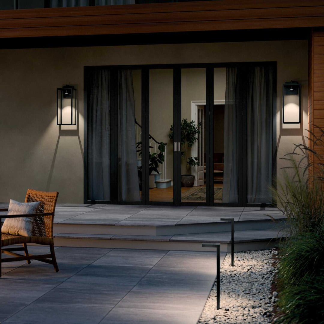 Kichler Canada - 59114BKTDS - One Light Outdoor Wall Mount - Branner - Textured Black