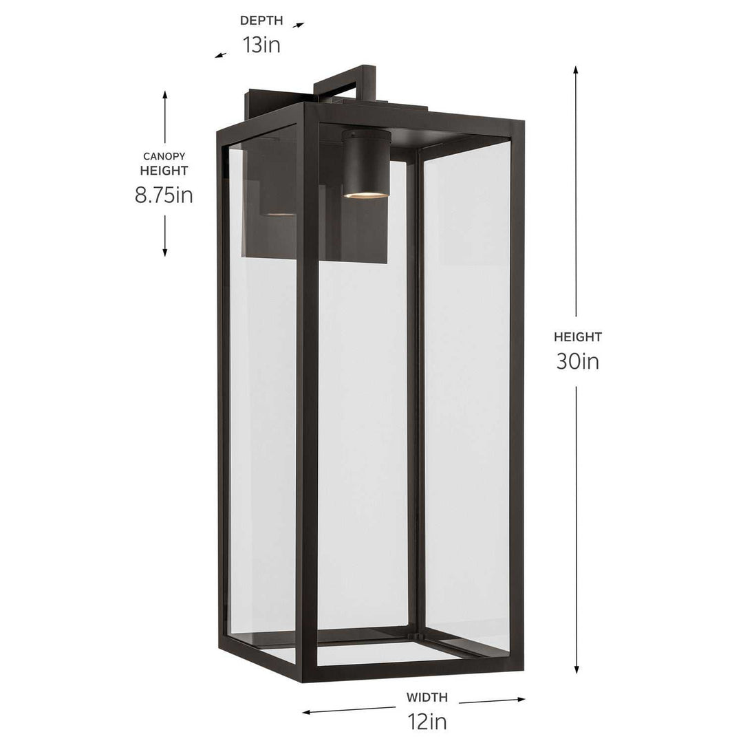 Kichler Canada - 59114OZDS - One Light Outdoor Wall Mount - Branner - Olde Bronze