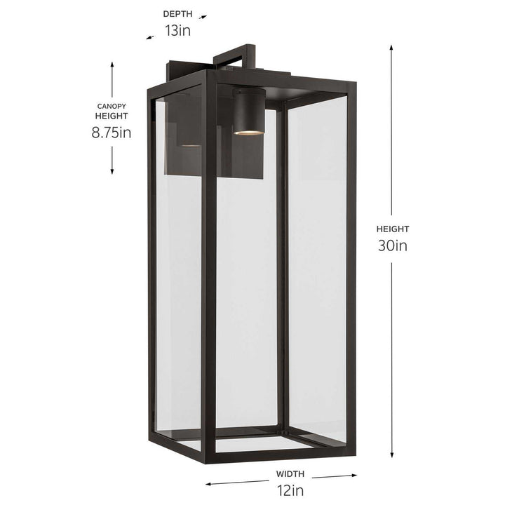 Kichler Canada - 59114OZDS - One Light Outdoor Wall Mount - Branner - Olde Bronze