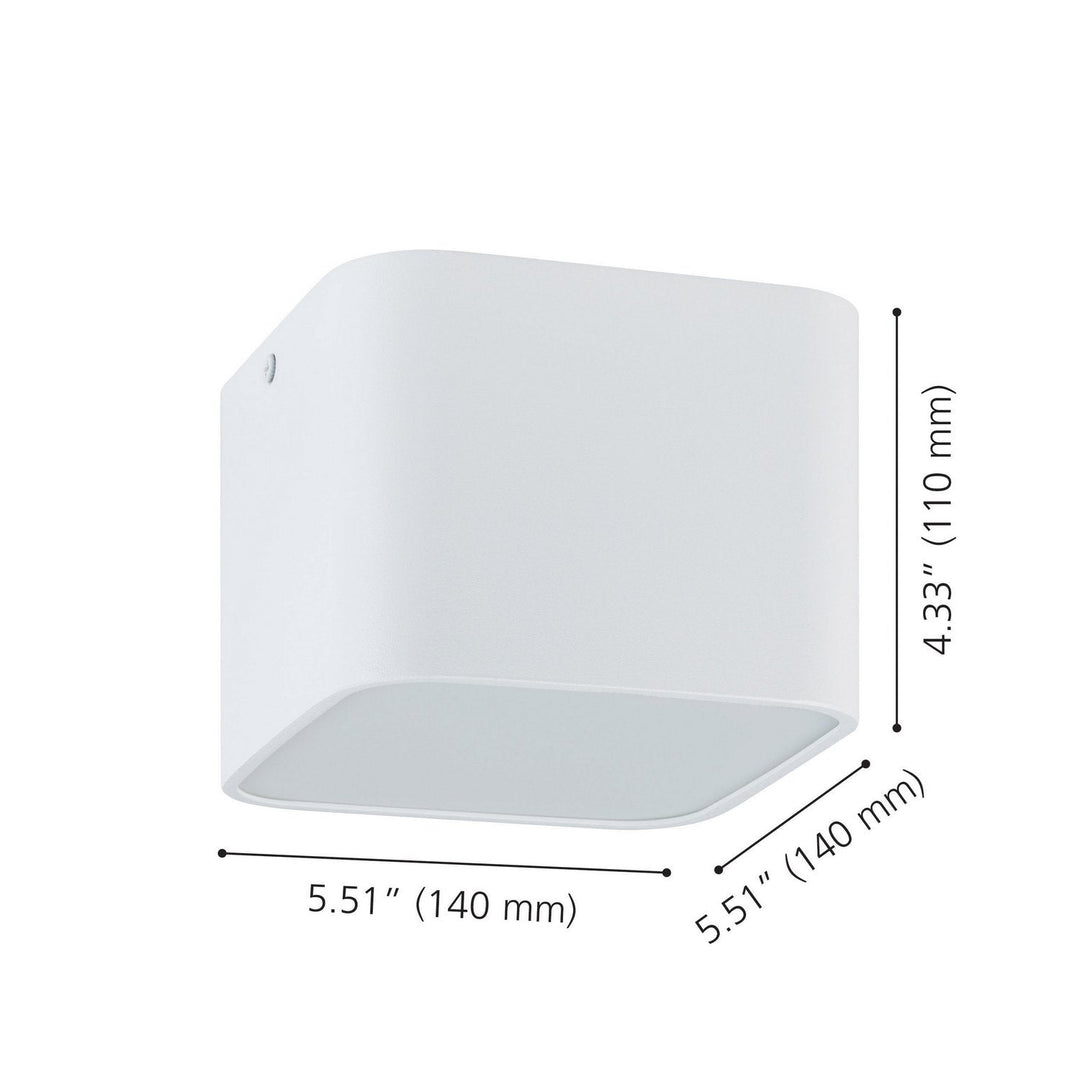 Grimasola LED Flush Mount in White Eglo Canada