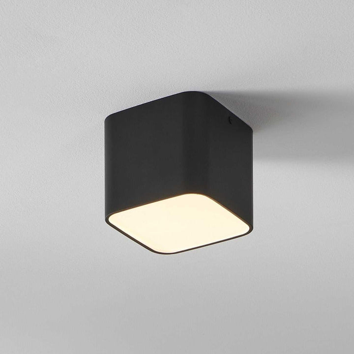 Grimasola LED Flush Mount in Black Eglo Canada