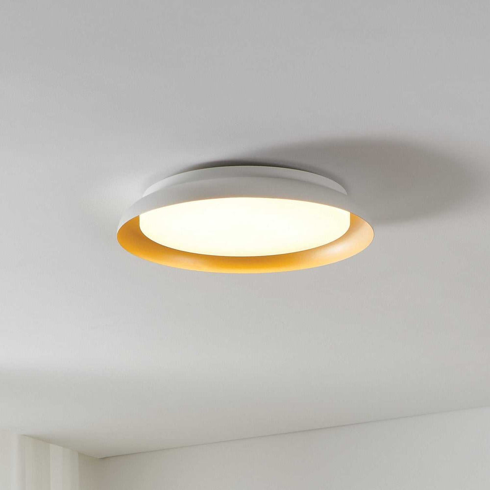 Sebio LED Flush Mount in White, Gold Eglo Canada
