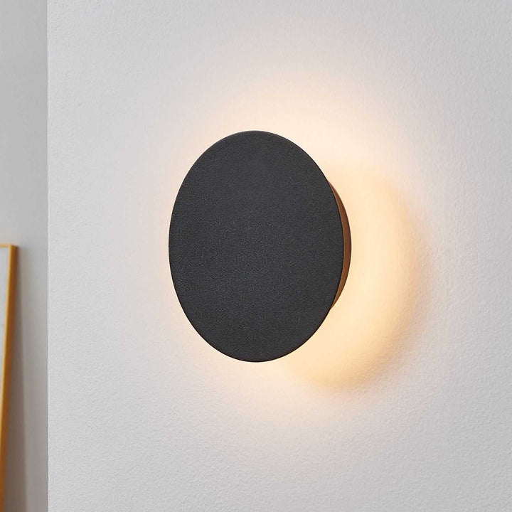 Alamilo LED Wall Sconce in Black Eglo Canada
