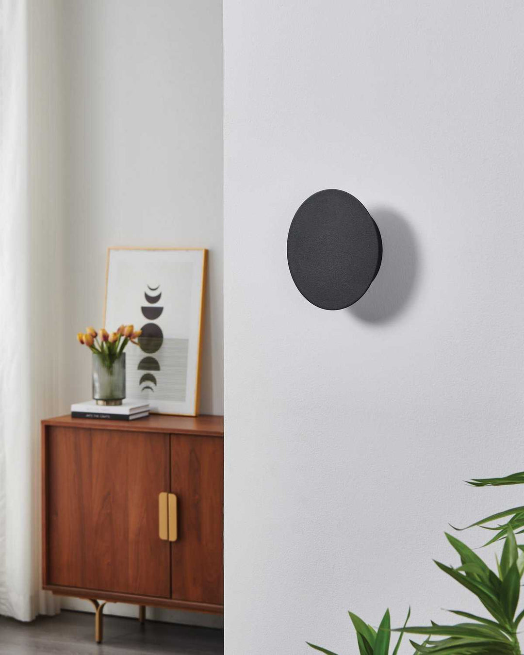 Alamilo LED Wall Sconce in Black Eglo Canada
