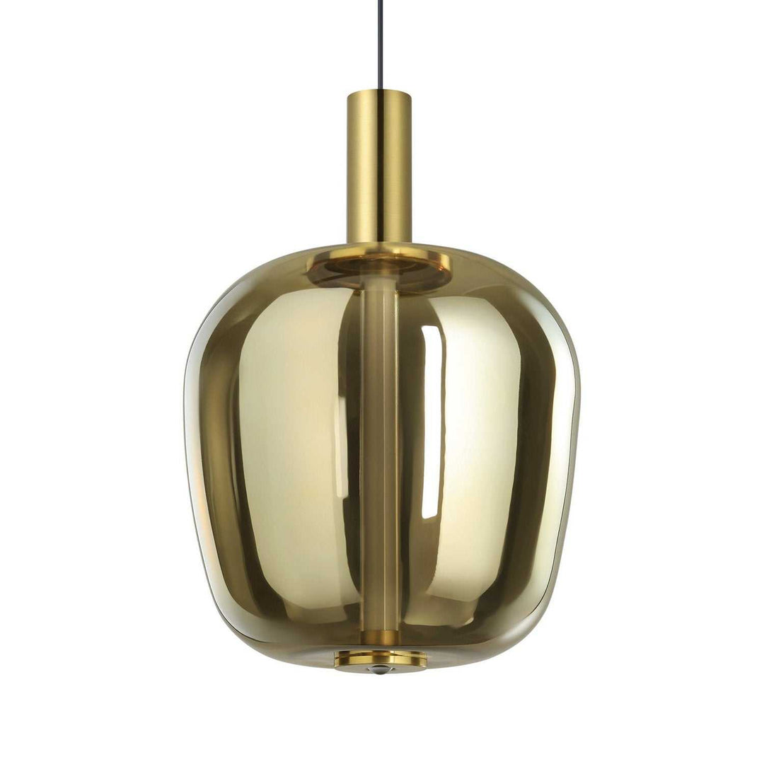 Fruitera LED Pendant in Black, Brushed Gold Eglo Canada
