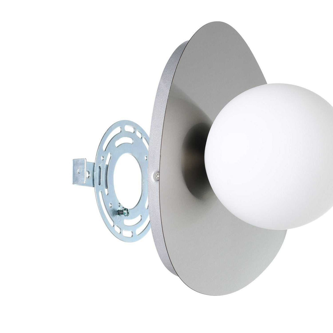 Castrovido LED Wall Sconce in Brushed Nickel Eglo Canada