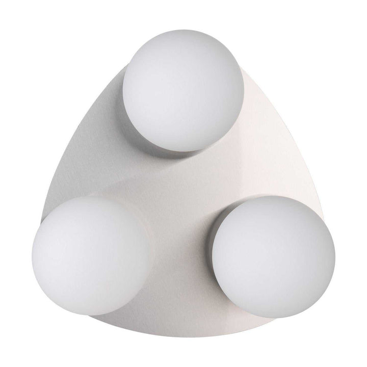 Castrovido LED Flush Mount in Brushed Nickel Eglo Canada