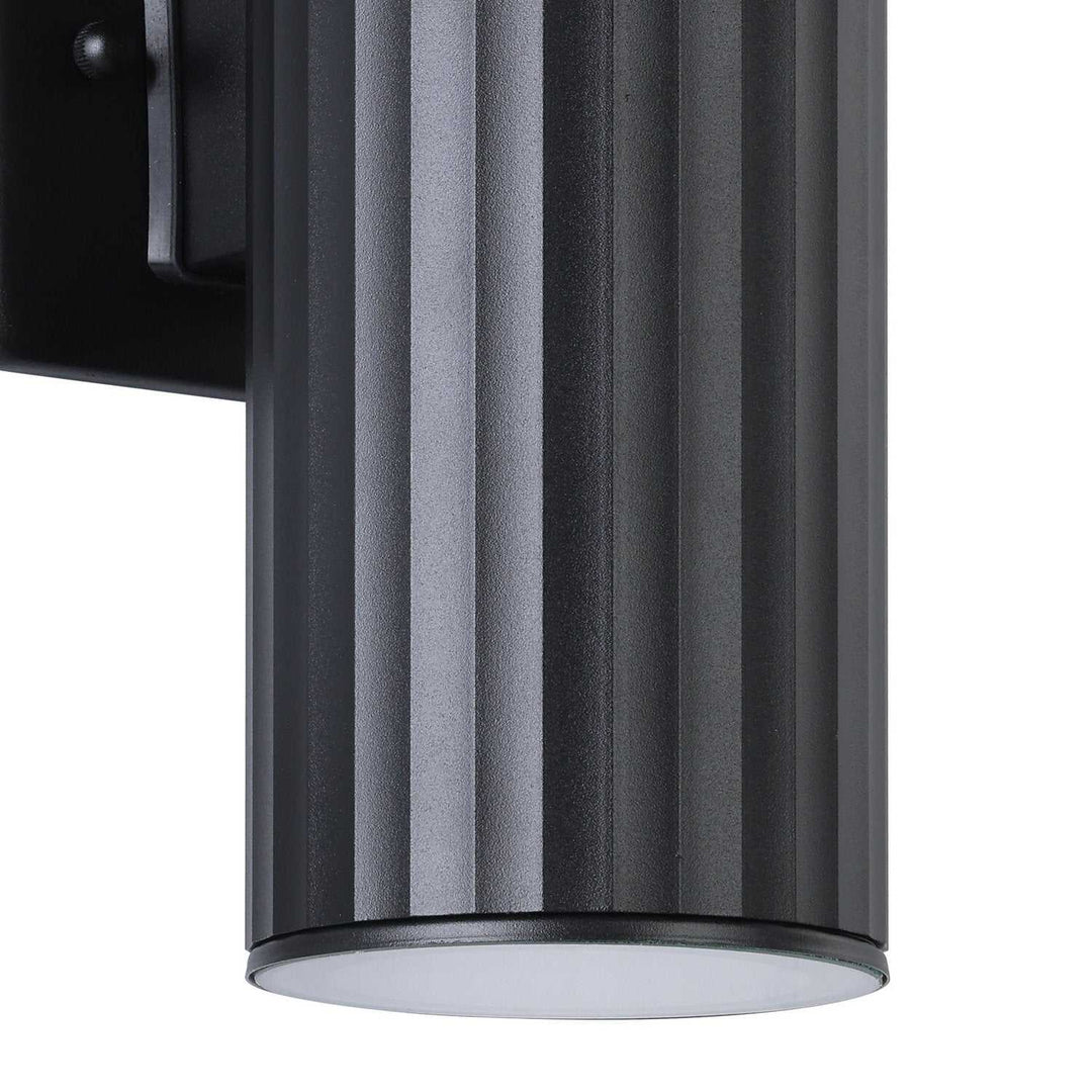 Portillo Two Light Exterior Wall Sconce in Black Eglo Canada
